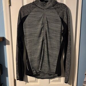 Athleta Gray and Black Women's Top